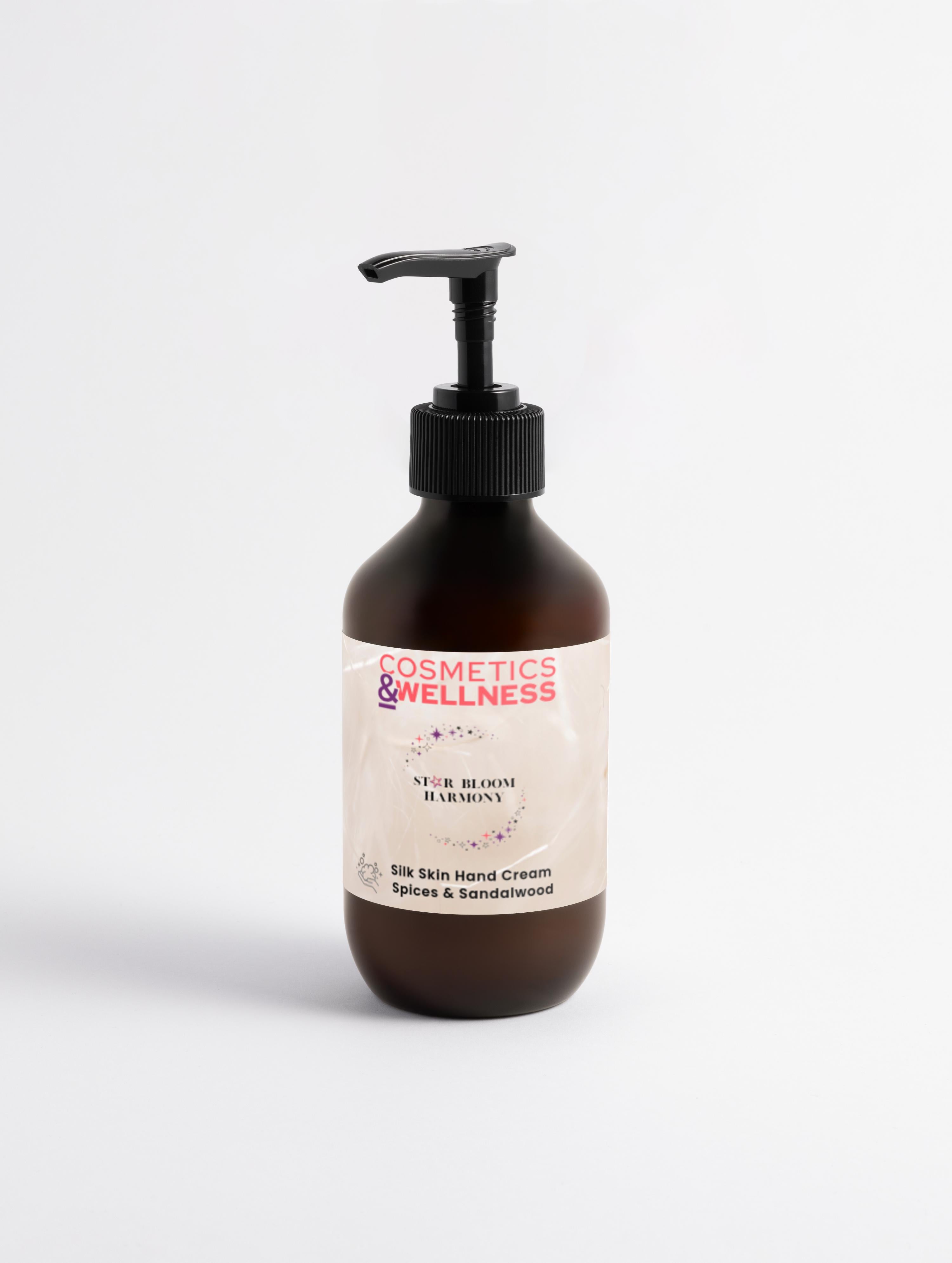 Silk Skin Hand Cream, Spices & Sandalwood Star Bloom Harmony, 270 ml / 9.13 fl oz