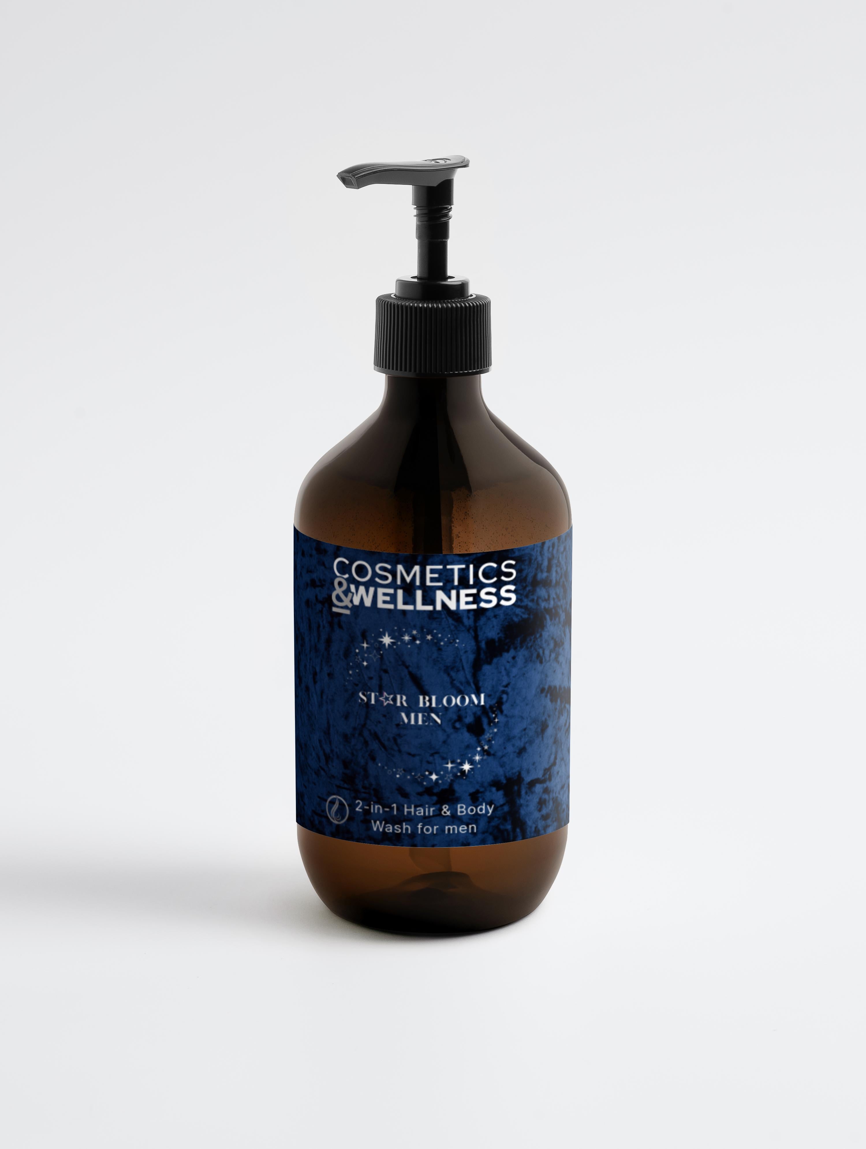 2-in-1 Hair & Body Wash Star Bloom Man, 490 ml / 16.57 fl oz