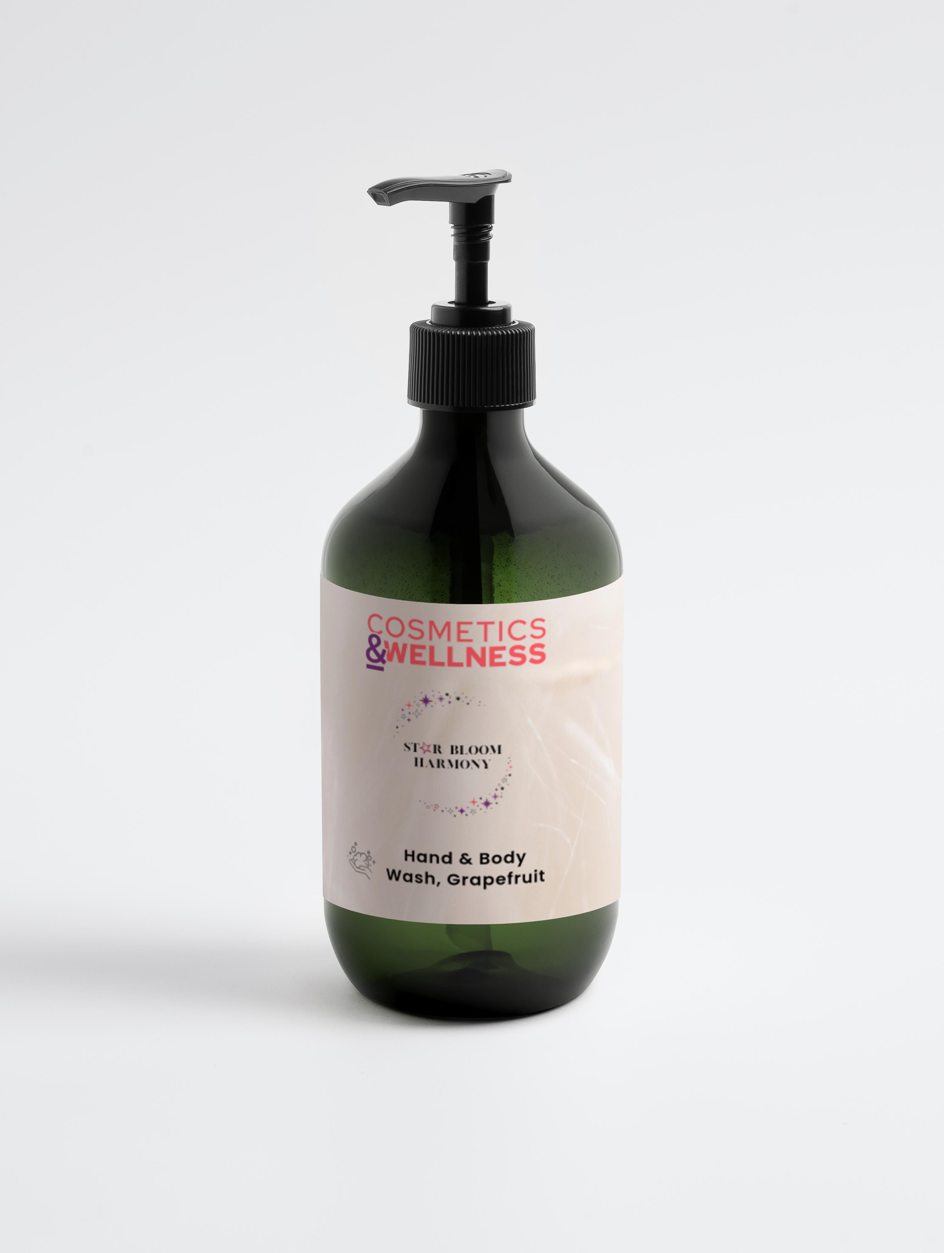 Hand & Body Wash, Grapefruit Star Bloom Harmony, 490 ml / 16.57 fl oz