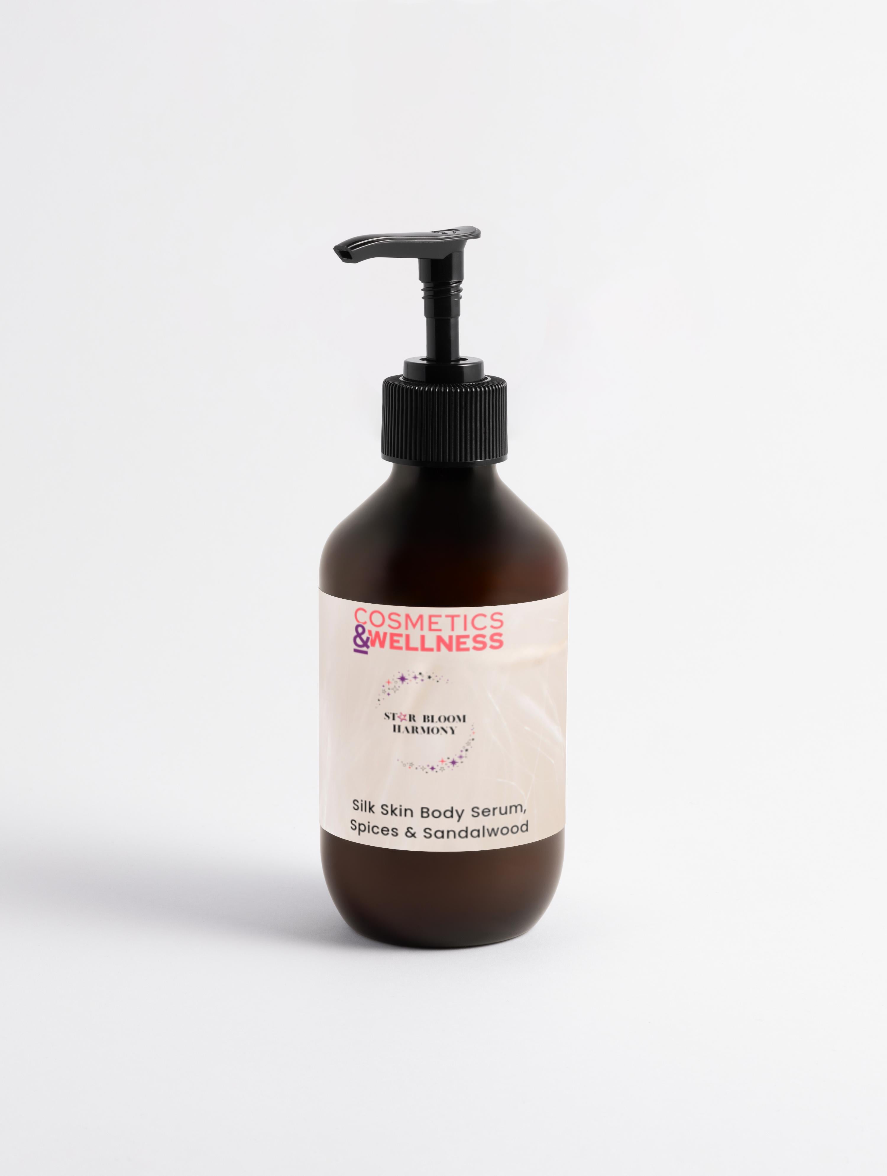 Silk Skin Body Serum, Spices & Sandalwood Star Bloom Harmony, 270 ml / 9.13 fl oz