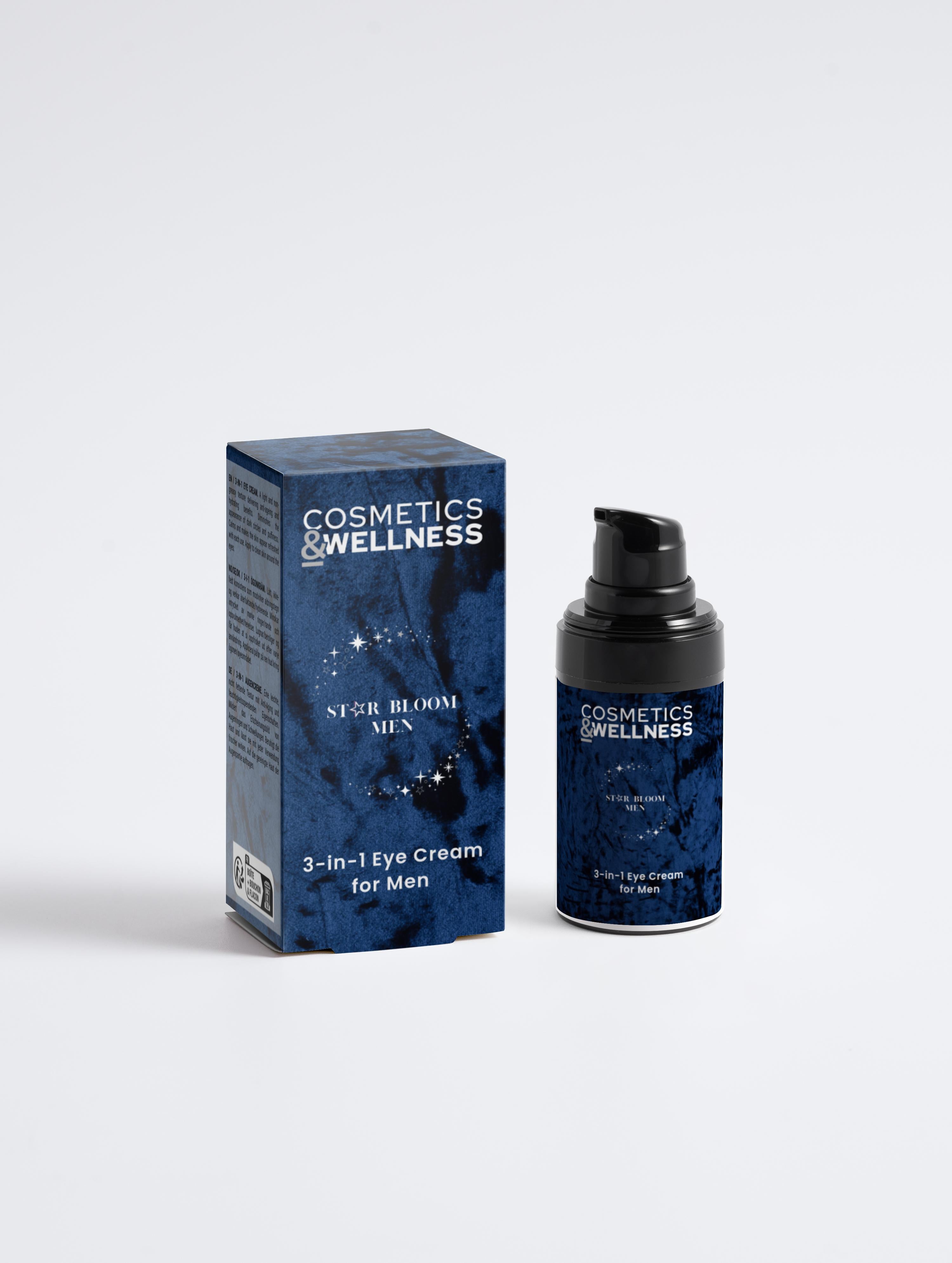 3-in-1 Eye Cream Star Bloom Men, 15 ml / 0.51 fl oz
