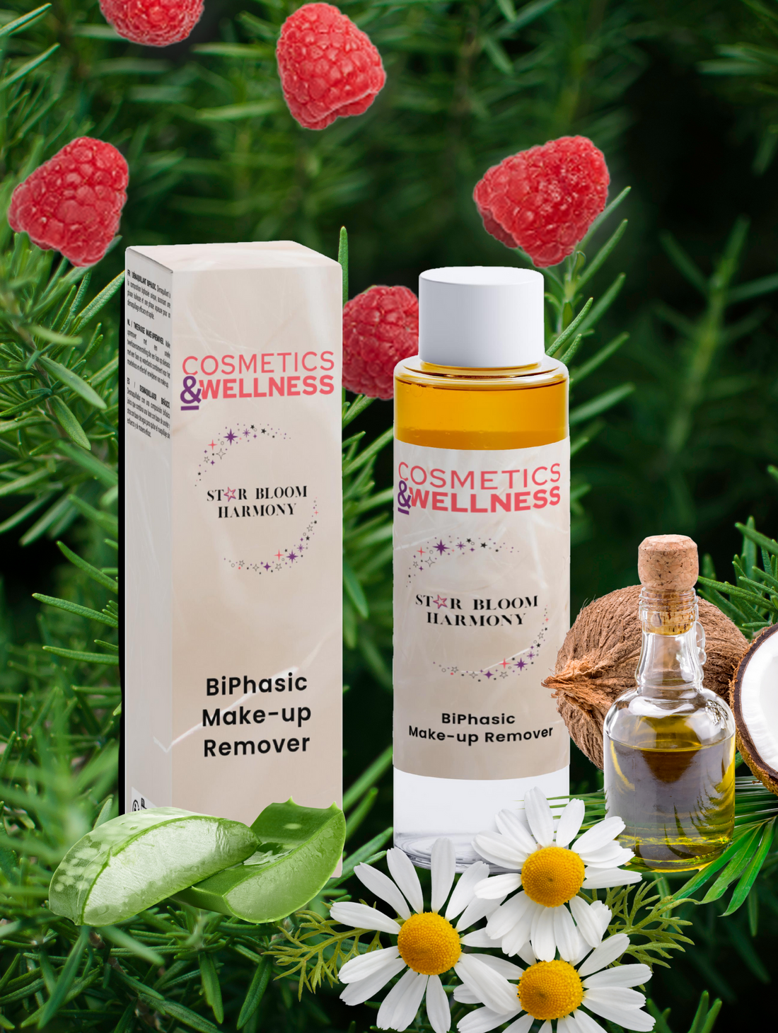 BiPhasic Make-up Remover Star Bloom Harmony, 100 ml / 3.38 fl oz