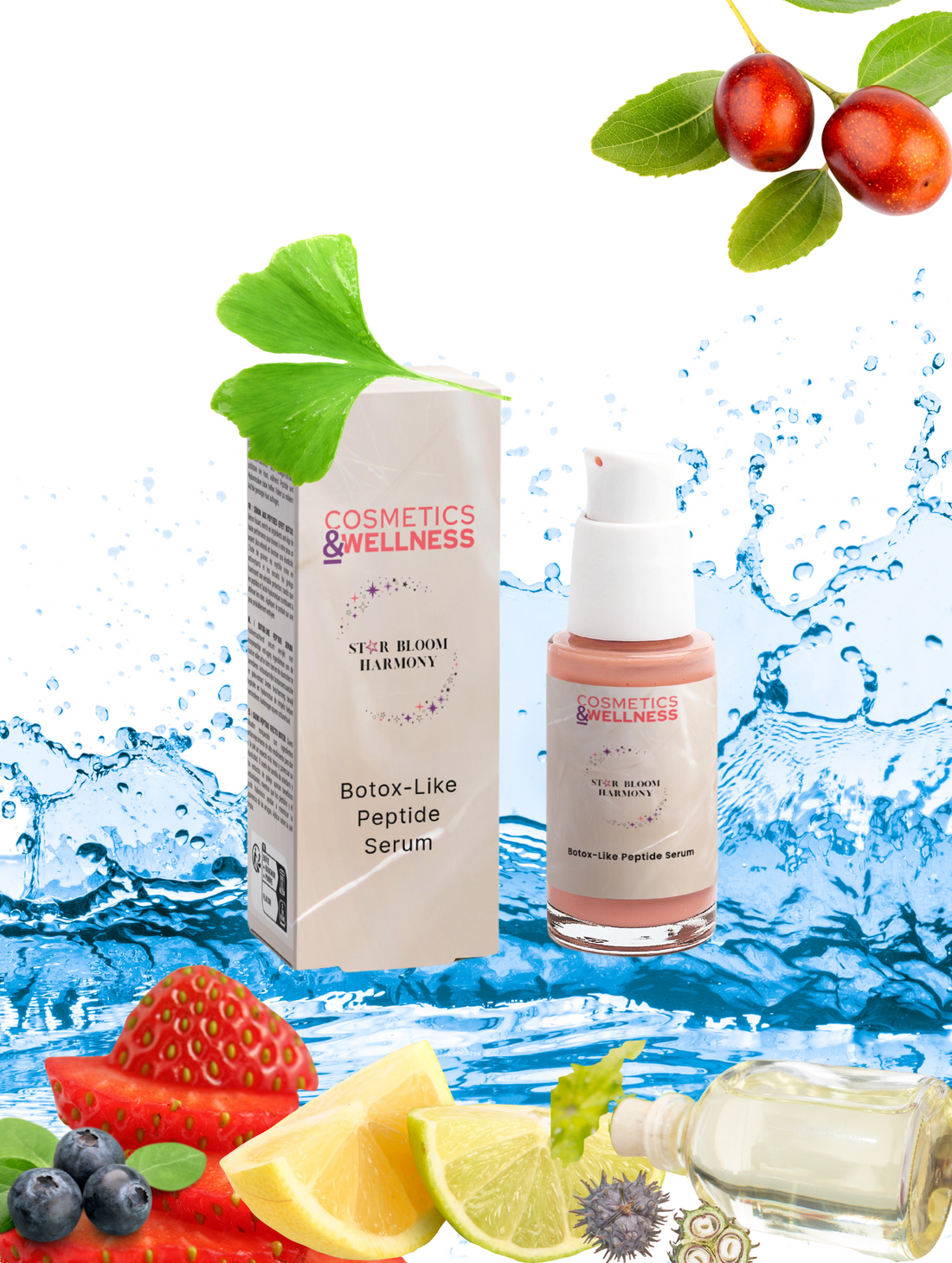 Botox-Like Peptide Serum Star Bloom Harmony, 30 ml / 1.01 fl oz