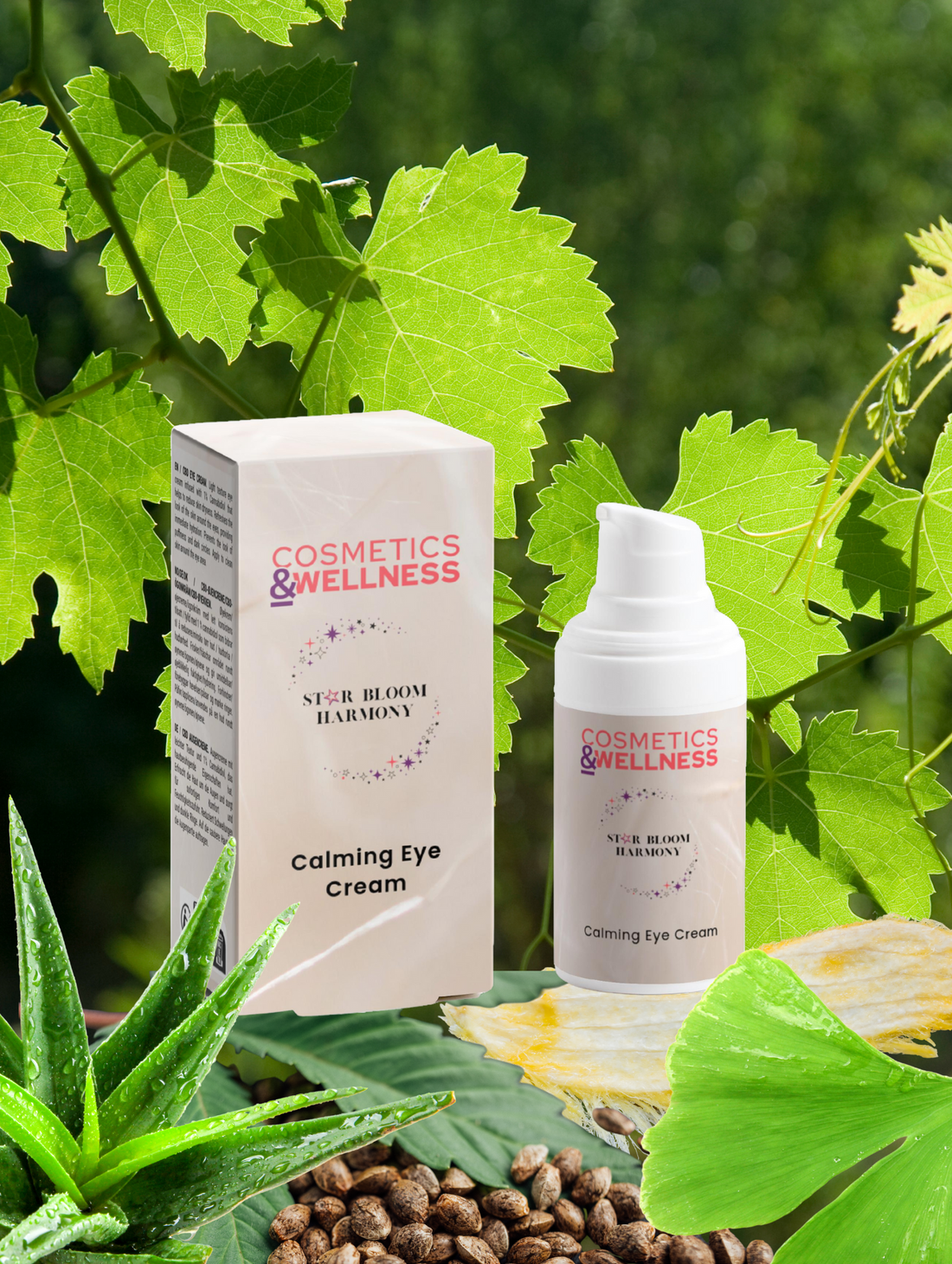 Calming Eye Cream Star Bloom Harmony, 15 ml / 0.51 fl oz