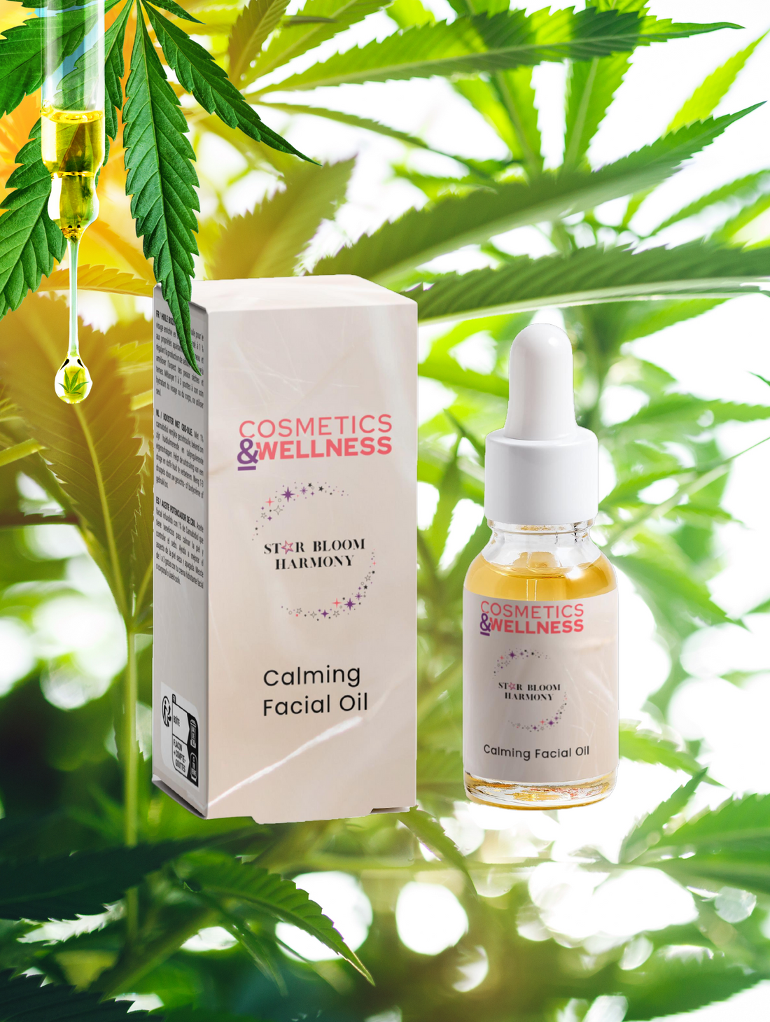 Calming Facial Oil & Vitamin B Star Bloom Harmony, 15 ml / 0.51 fl oz