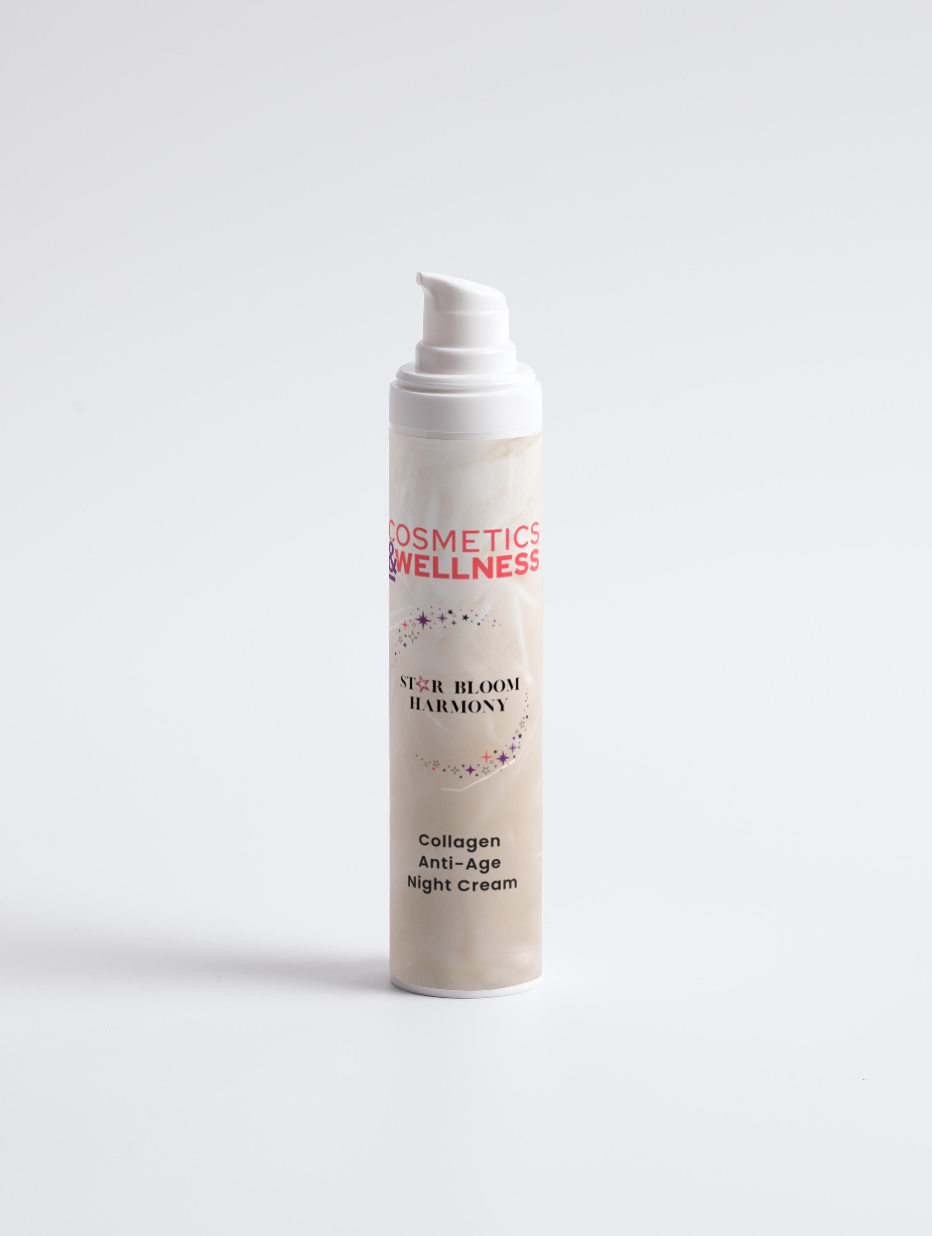 Kollagen Anti-Age Nachtcreme Star Bloom Harmony, 50 ml / 1.69 fl oz