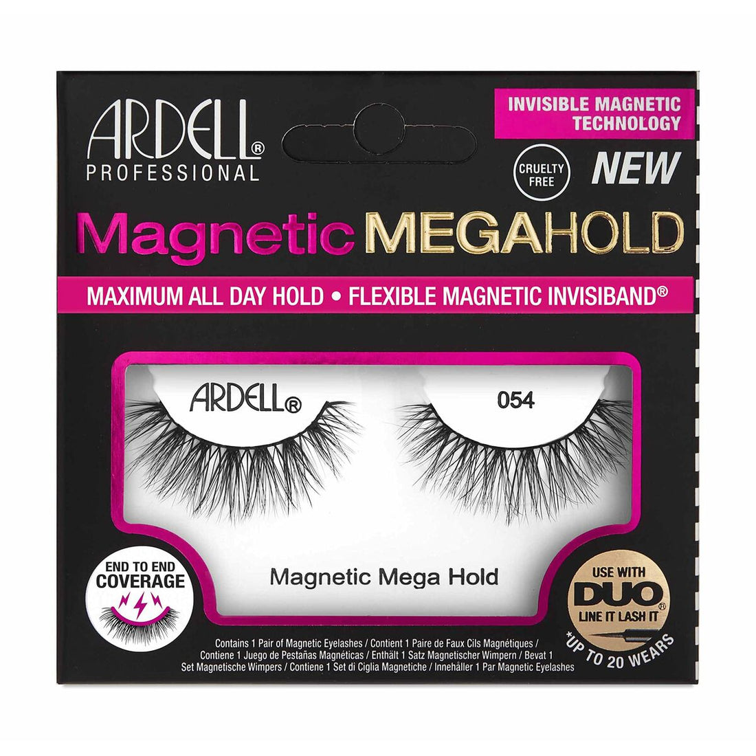 False Eyelashes Ardell Magnetic Megahold 054