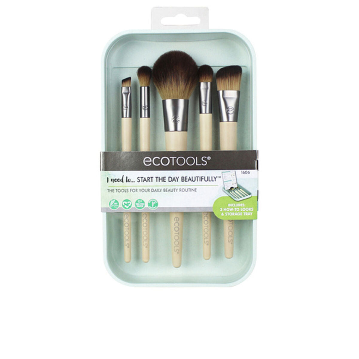 Set of Make-up Brushes Ecotools (5 Pieces)