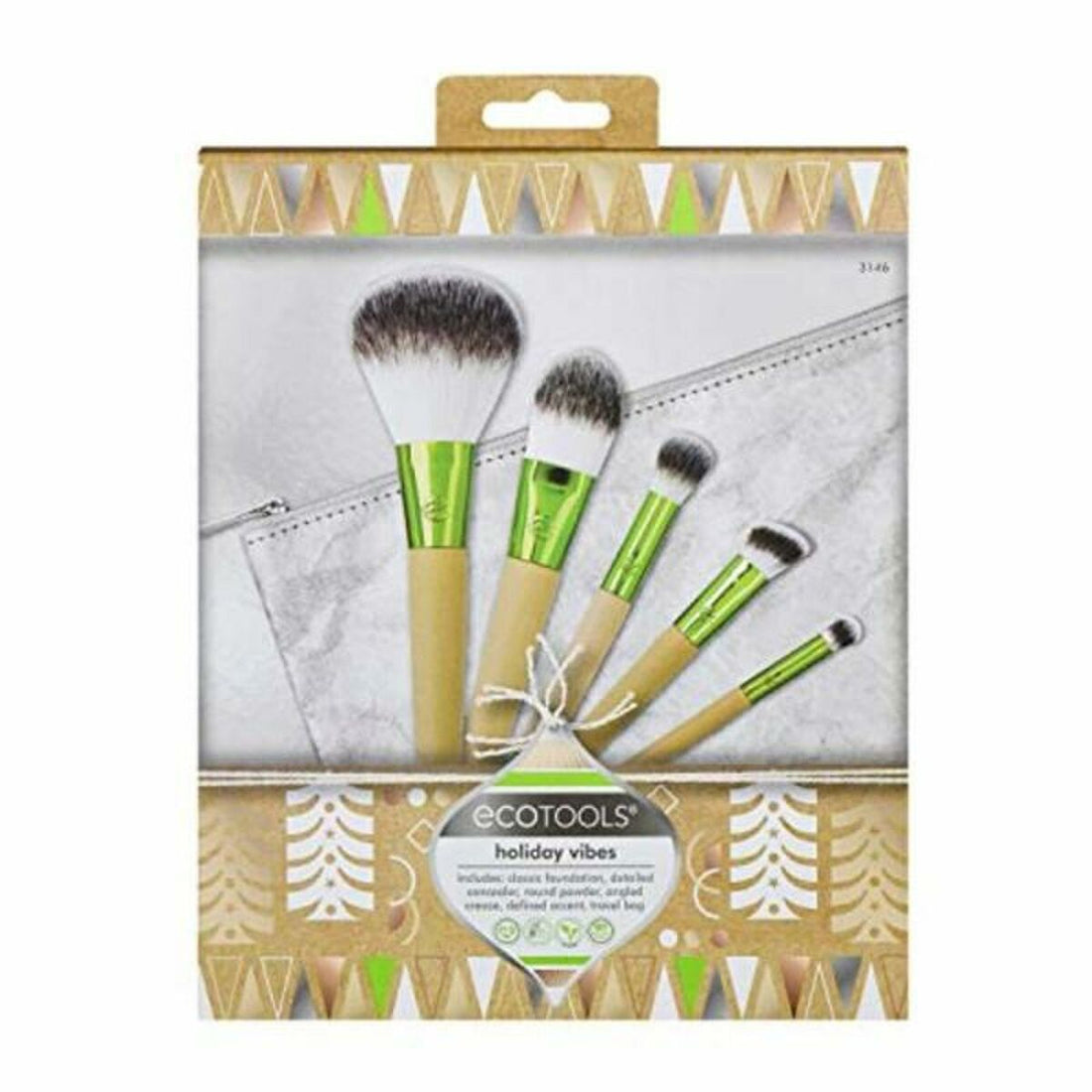 Set mit Schminkbürsten Holiday Vibes Ecotools (6 pcs)